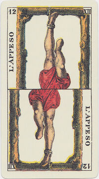 The Traitor from the Tarot Genoves Tarot Deck