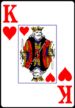 King of Hearts from the Normal Playing Card Deck
