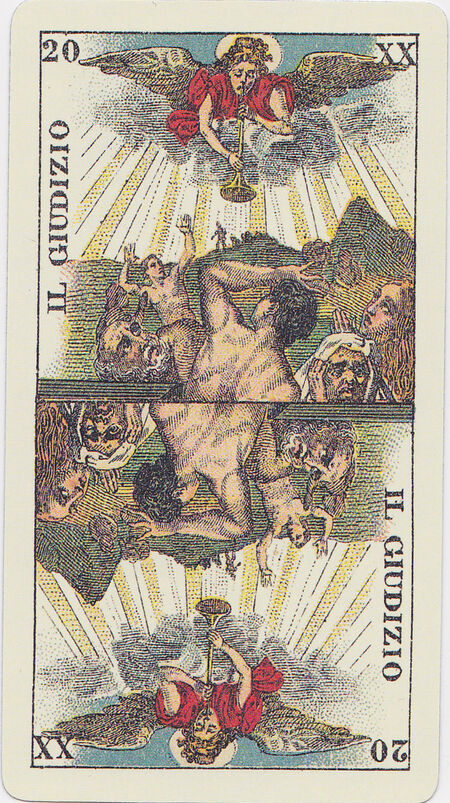 Judgement from the Tarot Genoves Deck