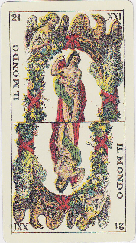 The World from the Tarot Genoves Deck