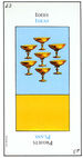 Seven of Cups from the Grand Etteilla Cartomancy Tarot Deck