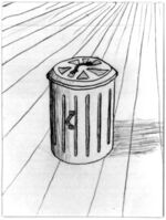 Ace of Trashcans from the Uncarrot Tarot Deck