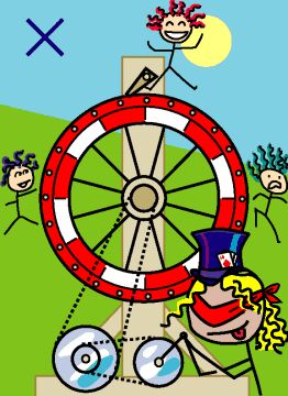 Wheel of Fortune from the Alleged Tarot Deck