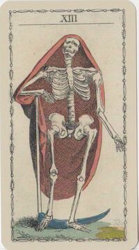 Read about Death from the Ancient Tarot of Lombardy Deck