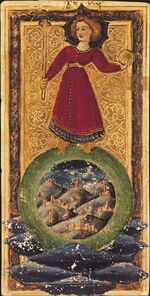The World from the Medieval Tarocchi Deck Fragment Deck