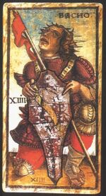 Bacho from the Sola Busca Tarot Deck
