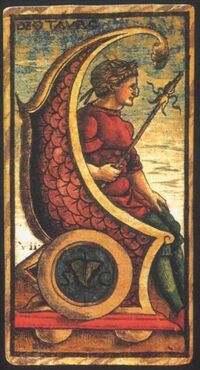 Deotauro from the Sola Busca Tarot Deck