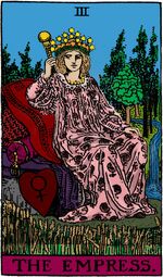 The Empress from the Vivid Waite Smith Tarot Deck