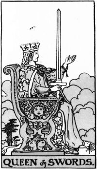 Read about Queen of Swords from the Waite Smith Tarot Deck