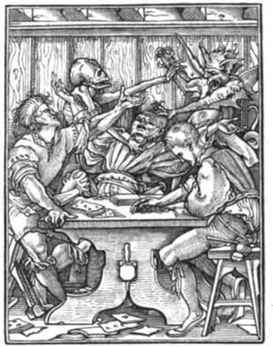 The Devil and Death Playing Cards. 16th 