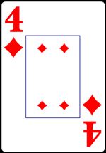 Read about Four of Diamonds from the Normal Playing Card Deck