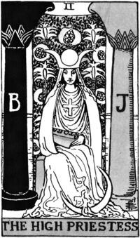 Read about The High Priestess from the Waite Smith Tarot Deck