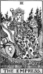The Empress from the Waite Smith Tarot Deck