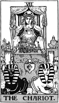 Read about The Chariot from the Waite Smith Tarot Deck