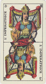 The Empress from the Tarot Genoves Tarot Deck
