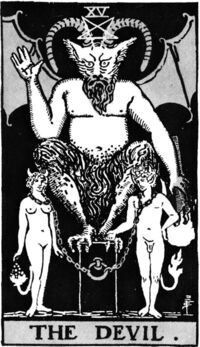 Read about The Devil from the Waite Smith Tarot Deck