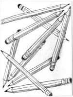 Ten of Pencils from the Uncarrot Tarot Deck