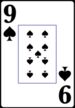 Nine of Spades from the Normal Playing Card Deck
