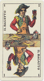 The Magician from the Tarot Genoves Tarot Deck