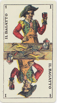 The Magician from the Tarot Genoves Tarot Deck